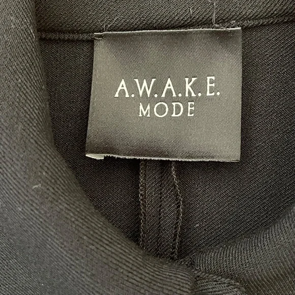 A.W.A.K.E. Mode Structured Shirt Black Size 40 - Picture 5 of 12